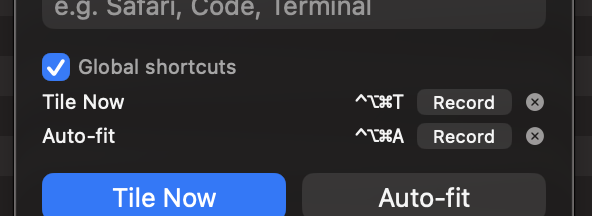 The global-hotkey recorder